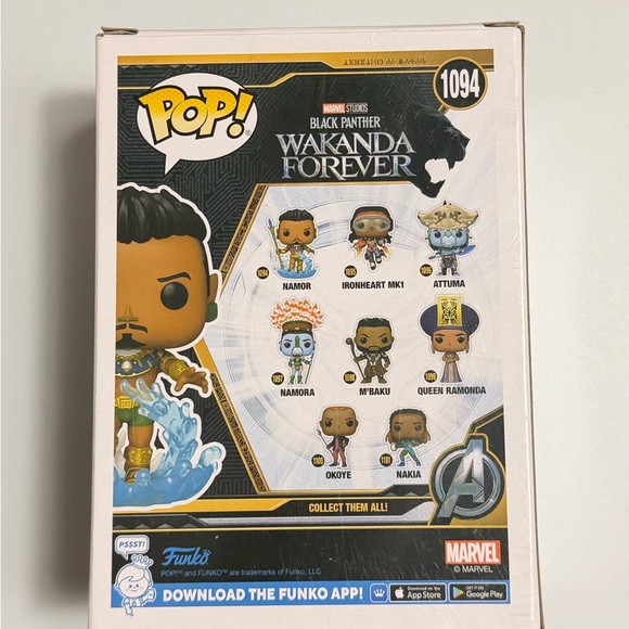 Funko Pop Namor Wakanda Forever Marvel Figure - Picture 4 of 6